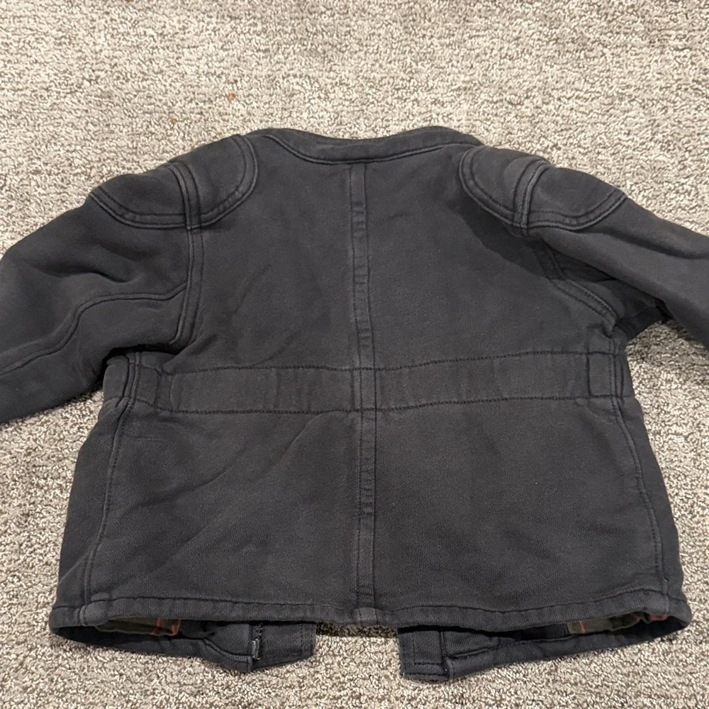 Baby GAP Boys Black Military-Style Jacket with Brass Buttons 18-24 Month